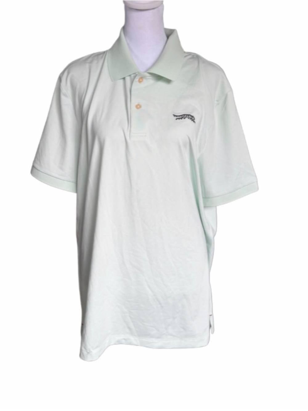Sun Day Red Mint Green Performance Polo Shirt